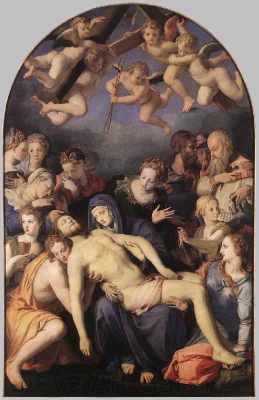 BRONZINO, Agnolo Deposition of Christ ffg Spain oil painting art